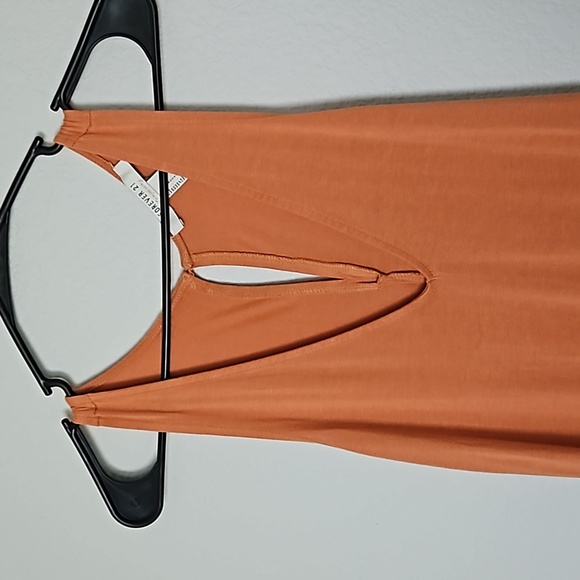 Forever 21 Contemporary Sleeveless V-neck Jumpsuit Drawstring Waist Pockets S - Picture 2 of 8